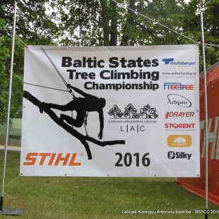 Baltijas valstu kokā kāpšanas čempionāts 2016 Lietuvā